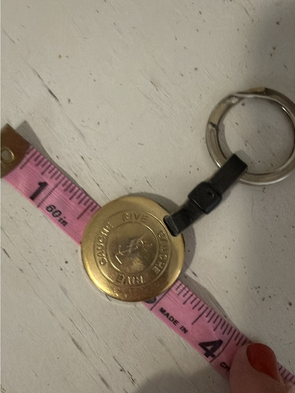 Yves Saint Laurent Rive Gauche Vintage Rare Key chain - Picture 5 of 6